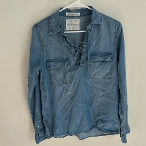 Abercrombie & Fitch Denim Blouse